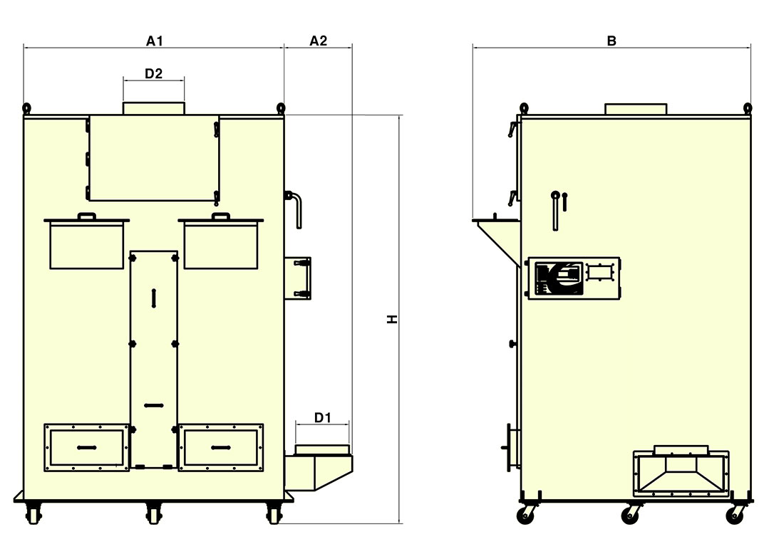 ACT Series specification drawing