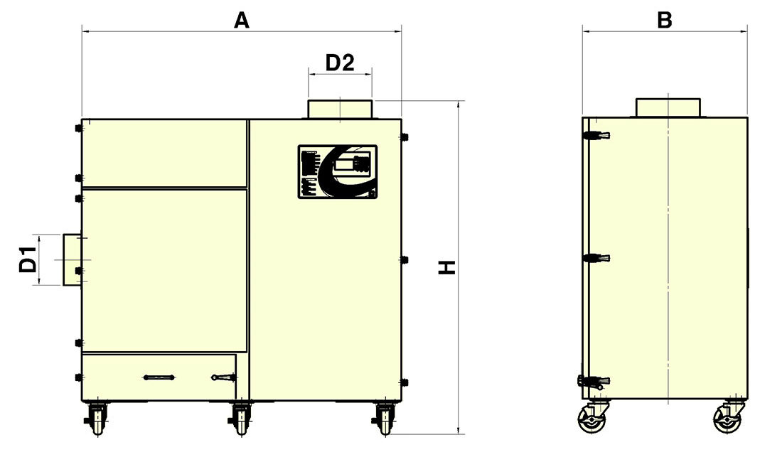 APH Series specification drawing