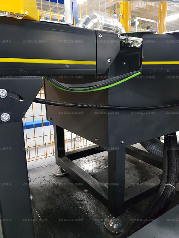 고무마찰로 인해 발생하는 분진을 포집하기 위한 듀크린 집진기 설치