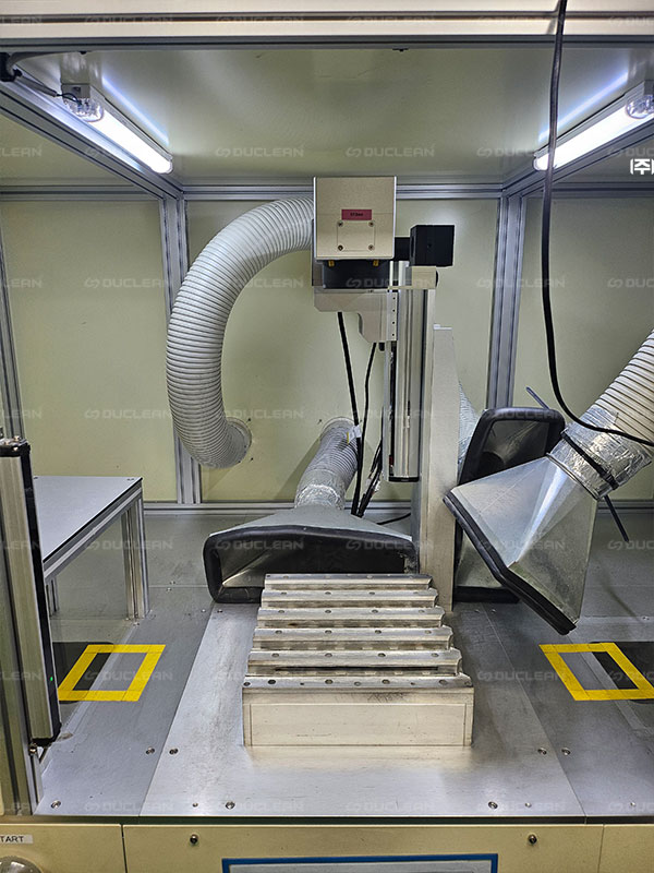 레이저 절단 시 발생하는 미세흄 포집 집진기 설치