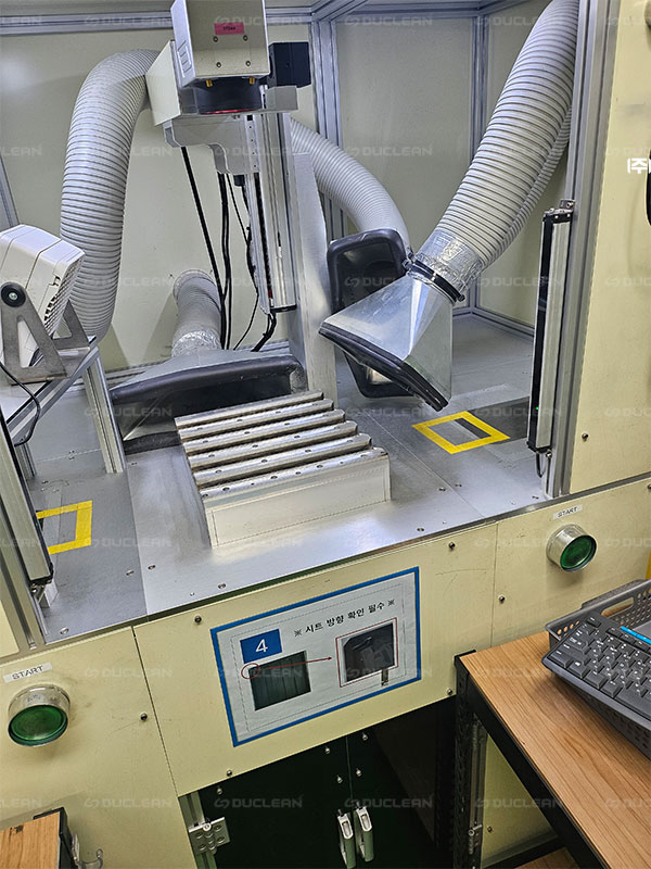 레이저 가공 미세흄 포집을 위한 집진기 설치사례