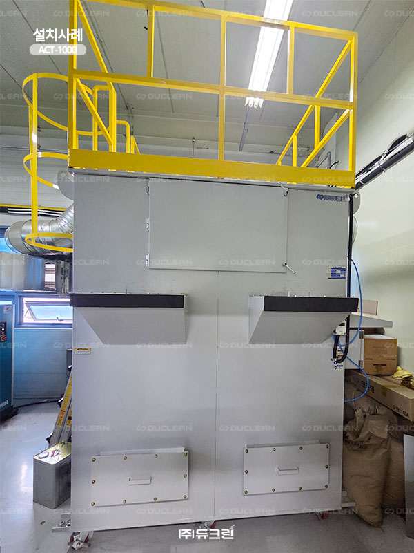 활성탄 흡착탑 ACT-1000 집진기설치